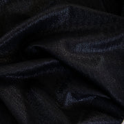 Image of fabric sheen. A gorgeous wool blend suiting from a Beverly Hills couture house is sure to add glamour to your outfit!  A soft textured hand with a herringbone stripe pattern that shimmers with silvery metallic threads. A perfect choice for a jacket, skirt, wide leg pant, or perhaps a coat dress.