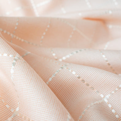 soft peach suiting.  Made in Italy, this Beverly Hills Couture designer deadstock fabric is just lovely for Spring. 