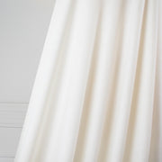 Designer cotton French Terry with a sophisticated slub design and a bit stretch. You'll look stylish and love the softness. Loungewear never looked so good.  A soft semi-textured hand with loops on one side and the slub design on the face side of the fabric  Create a stylish and comfortable wide leg pant or perhaps a long sleeveless hoodie to wear over a silk top! Image of fabric drape forming soft cones.