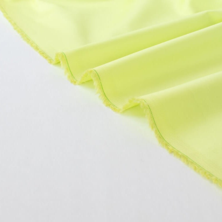Soft Lime Green 100% Cotton Sateen - 'Limeade'