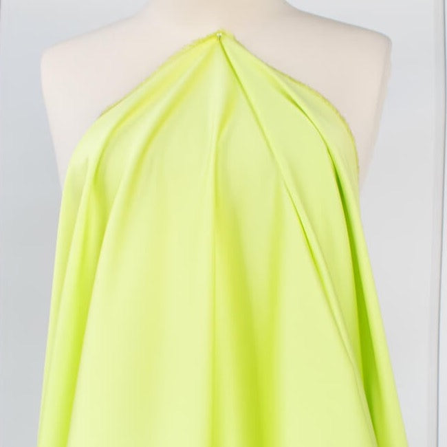 Soft Lime Green 100% Cotton Sateen - 'Limeade'