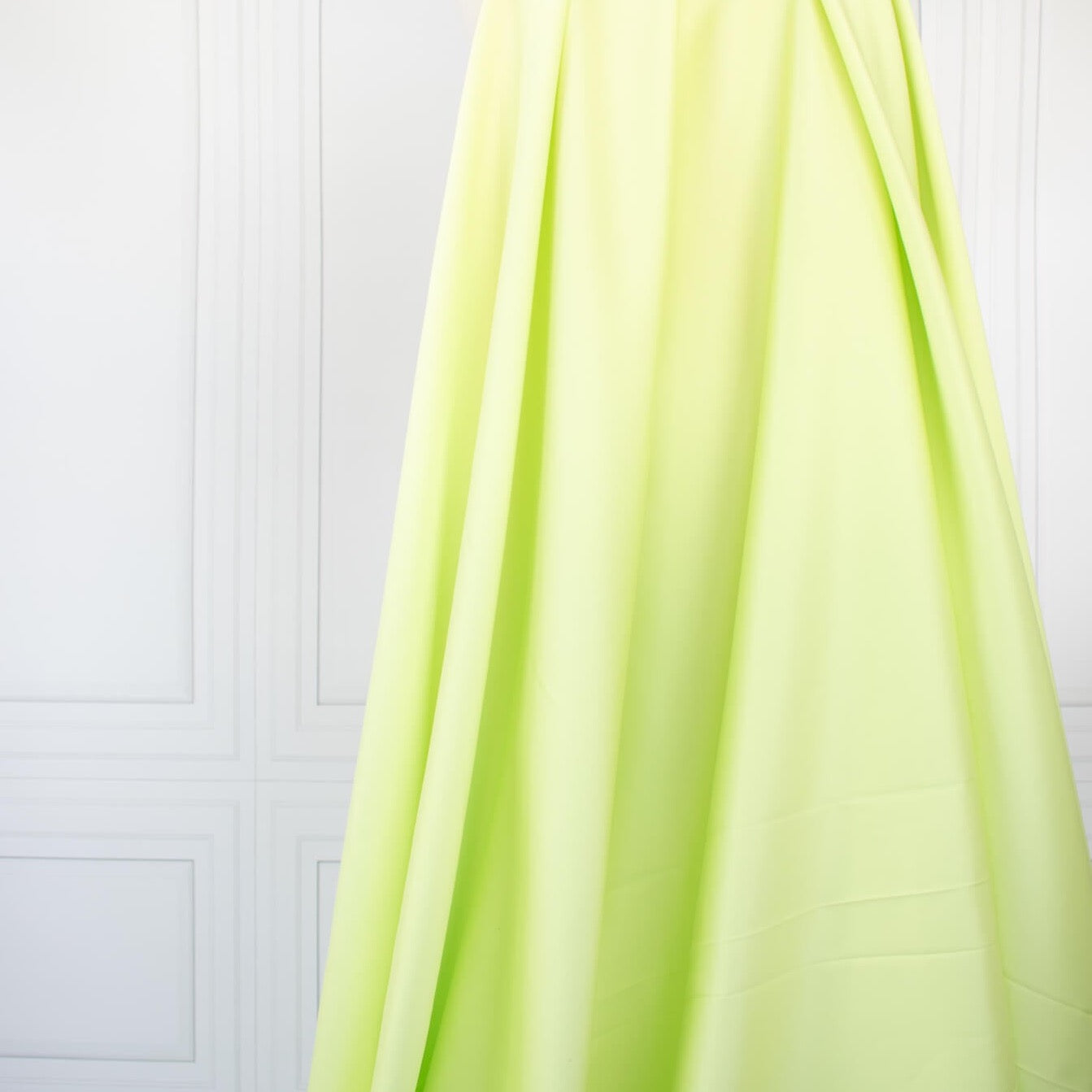 Soft Lime Green 100% Cotton Sateen - 'Limeade'