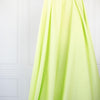 Have some fun in this delightful soft lime green cotton sateen fabric by the yard. Perfect when you want to add a bit of pizzazz to your outfit. The soft lightly brushed hand with the slightest sheen would sew up a lovely shirtdress, &nbsp;jacket or ankle length pant! Image of fabric drape.