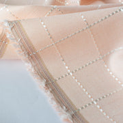 soft peach suiting.  Made in Italy, this Beverly Hills Couture designer deadstock fabric is just lovely for Spring. 