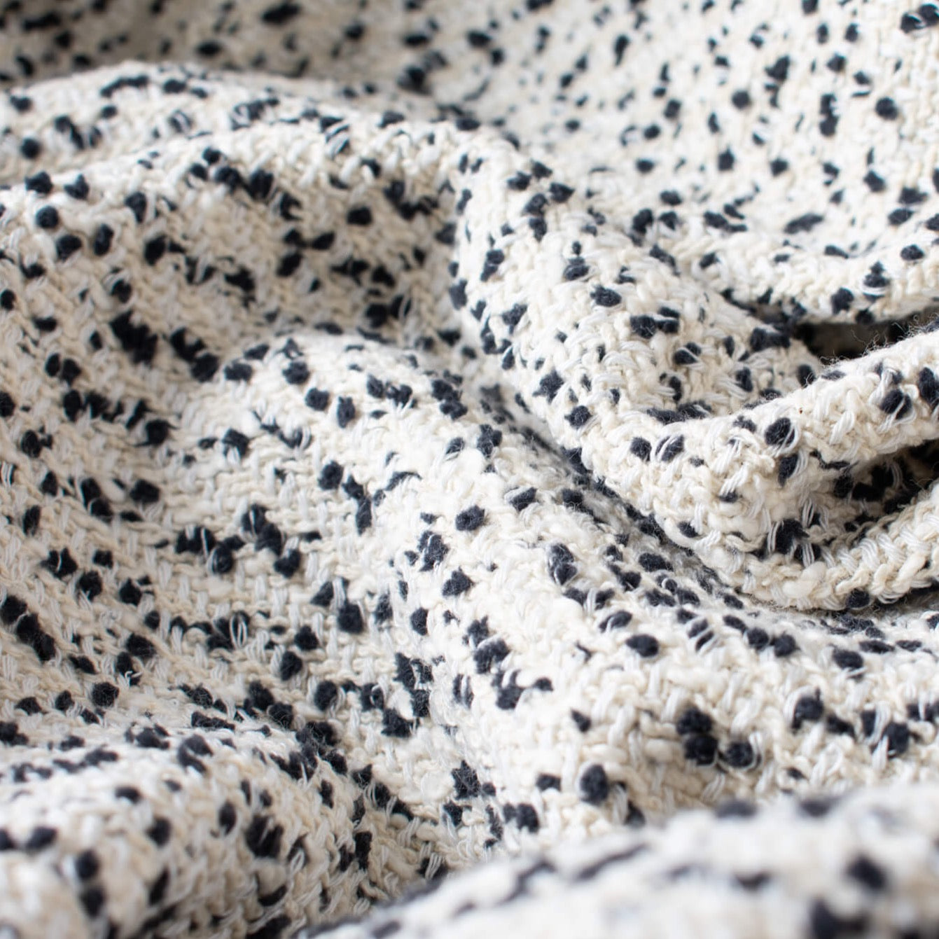 NYC Designer Ivory/White/Black Italian Boucle - wide - 'Catwalk' – Fancy  Frocks Fabrics