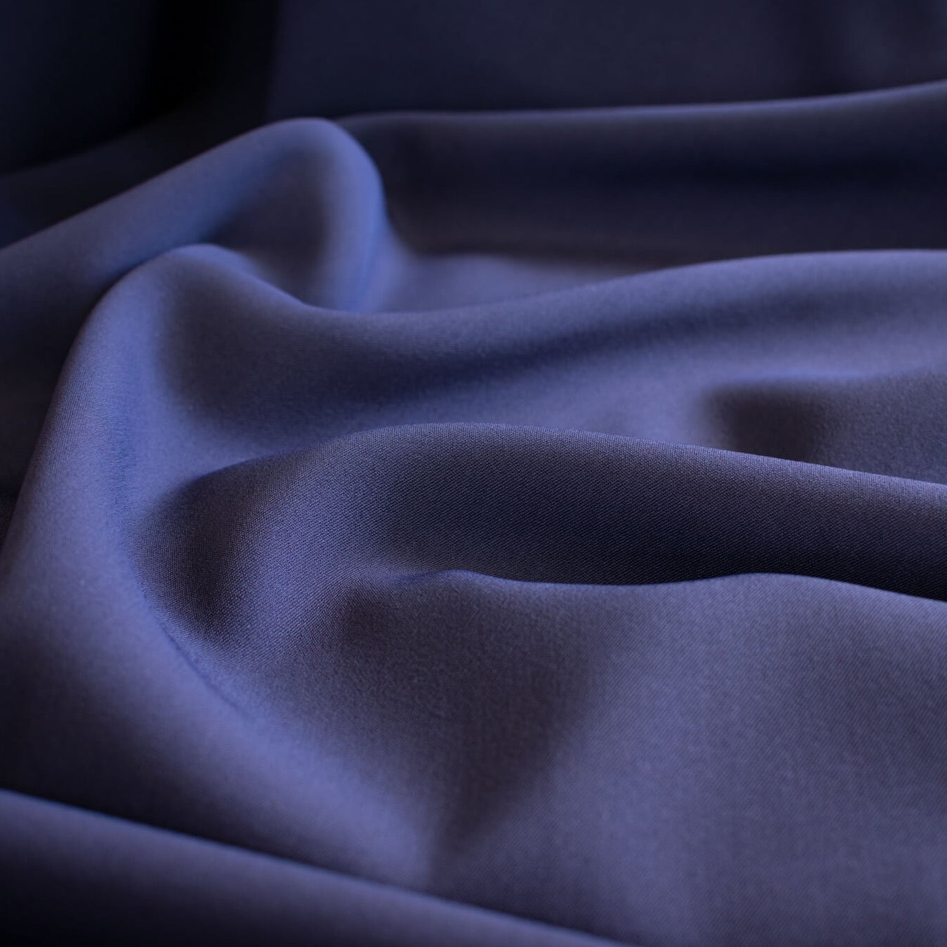 LA Designer Aubergine Rayon Italian Woven - 'Soft Silhouette'
