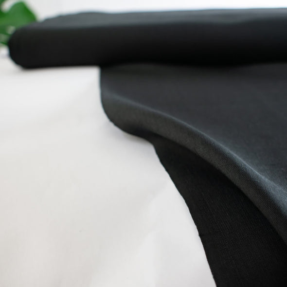 NYC designer 100% Silk Broadcloth, can you just see the shirtdress? Or, sew up a lovely skirt or top. If you have wanted to work with silk but have held off, this is a great start to begin your foray into working with fine silk fabric. Photo of fabric edge.