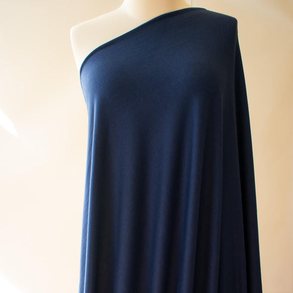 Designer Modal/Cotton Blend Jersey - Wide- 'Blue for You'