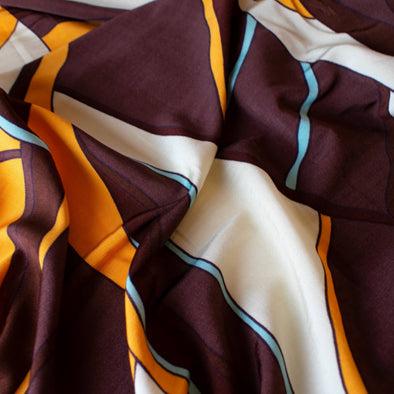 High-End Designer Black Matte Jersey Knit Fabric by the Yard – Fancy Frocks  Fabrics