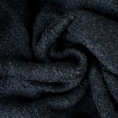 Black Faux Leather Knit Fabric by the Yard – Fancy Frocks Fabrics