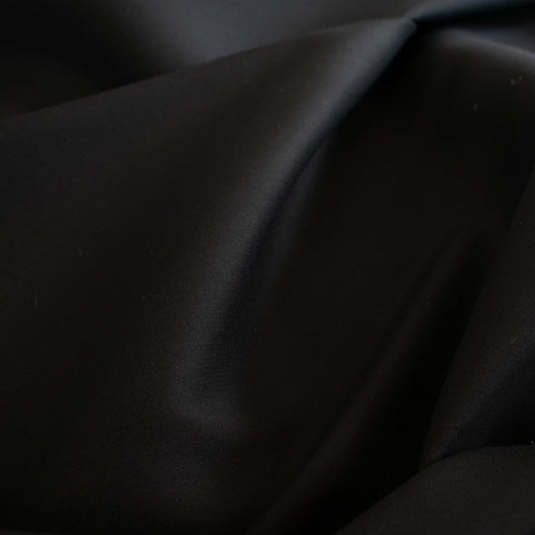 Make a statement this Spring in this fabulous cotton and silk fabric from Ha1ston. Just think how stunning you will look in a dress made to stand out in this gorgeous fabric that has an absolutely lustrous sheen.  Little black dress anyone? Cotton Silk blend