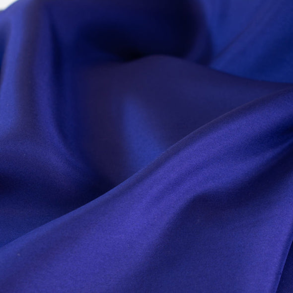 Wonderfully soft and silky this 100% China Silk is luxurious. Very lightweight and translucent.  Perfect for linings, tops and creating a soft trim on a classic French Jacket. Close up image.