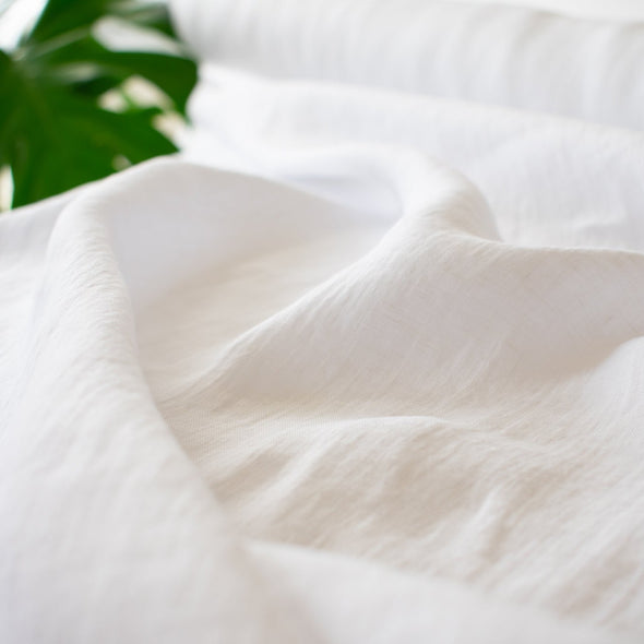 This special European washed linen from Italy is airy, light, and simply gorgeous. A linen that is so soft...perfect for warmer weather. Stay on trend and sew up a lovely relaxed tunic or maxi! Close up image